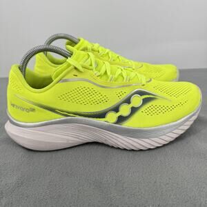 Saucony Kinvara 15 Womens 9 Citron‎ Silver Running Shoes S10967-220 Yellow